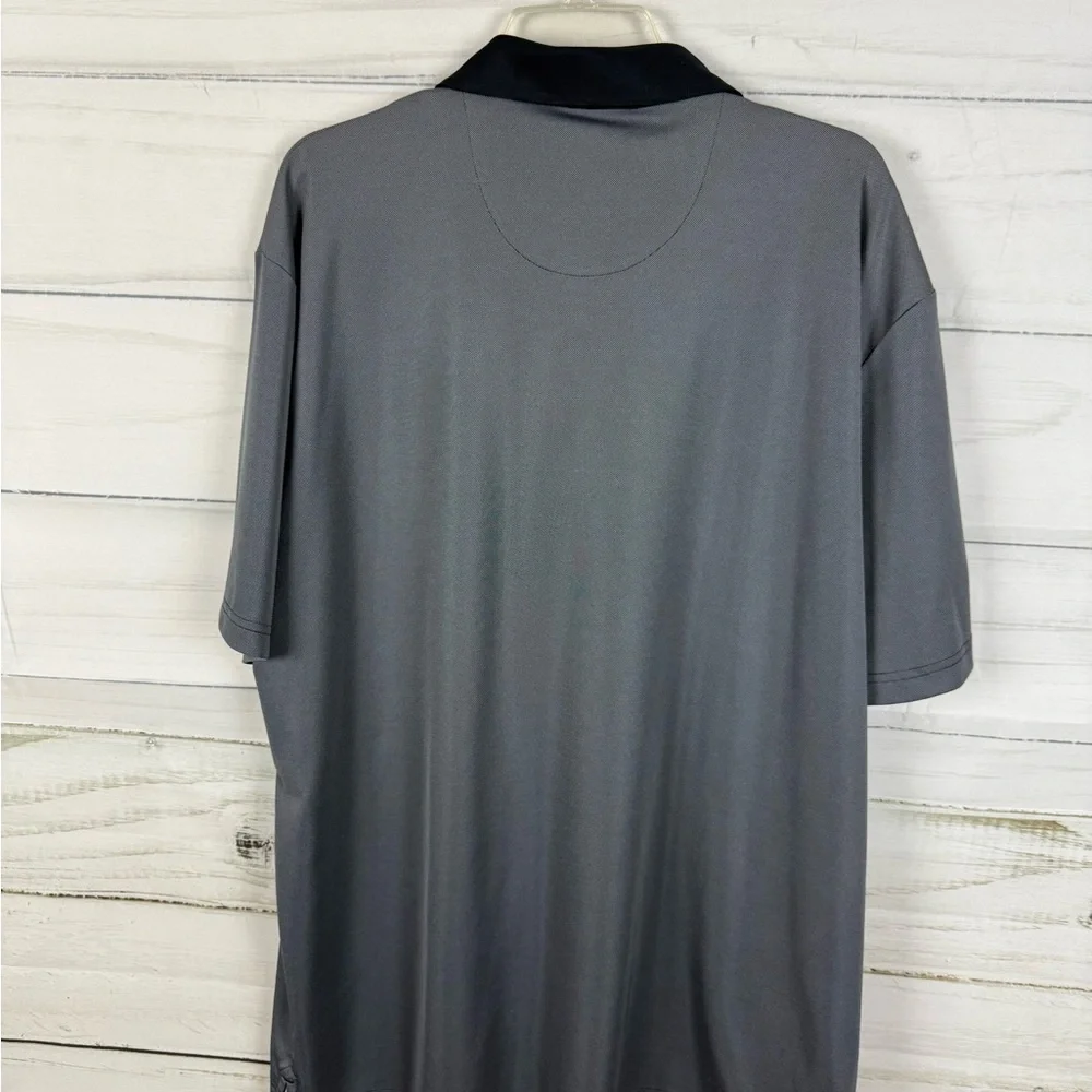 Callaway Men's Polo Shirt in Gray with Black Accents